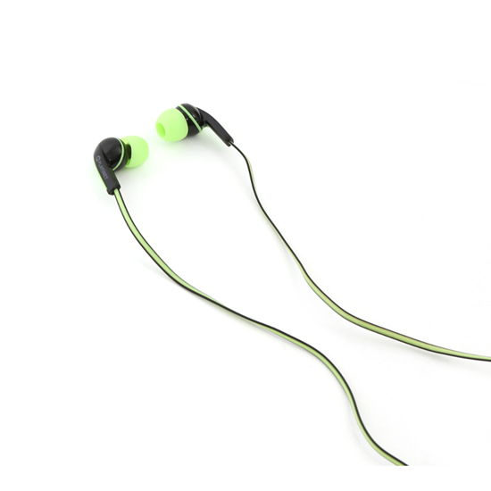 Obrázok z Platinet Športové slúchadlá s mikrofónom IN-EAR green PM1031