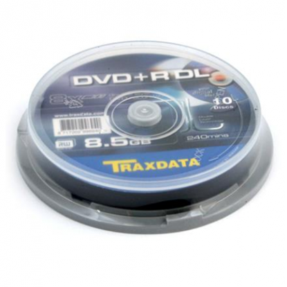 Obrázok: DVD+R DL Traxdata 8,5GB 8x cake*10
