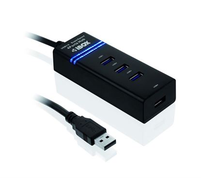 Obrázok: I-BOX hub USB 3.0 4-porty 5000 Mbit/s IUH3FB