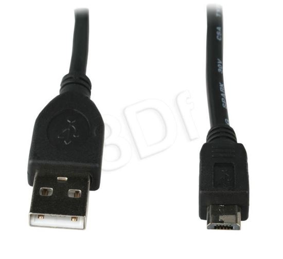Obrázok z Kábel USB na micro USB GEMBIRD 1,8 m (čierny)