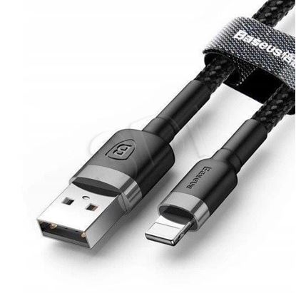 Obrázok: Baseus kábel CALKLF-CG1, Lightning  - USB 2.0; 1,2A, 2m; čierny 