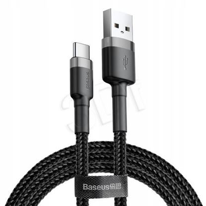 Obrázok: Baseus kábel USB - USB-C, 3A, 2m (čierny)