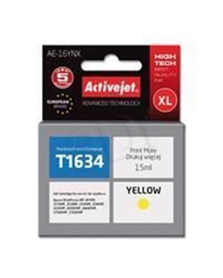 Obrázok z Activejet AE-16YNX ( Epson 16XL T1634; Supreme; 15 ml; yellow)