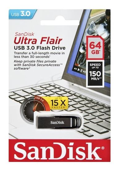Obrázok z Sandisk 64GB USB 3.0 Ultra Flair