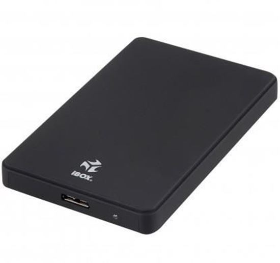Obrázok z Obal na externý disk IBOX HD-03 ZEW. 2,5" USB 3.0 IEU303B 2.5"; USB 3.0; Guma