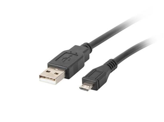 Obrázok z Lanberg kábel USB 2.0 M - Micro USB M; 1m (black)