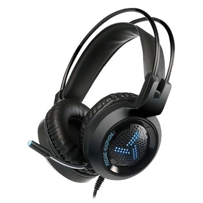 Obrázok: OMEGA VARR GAMING COLORFUL BREATHING HEADSET USB; 2X 3.5 VH8020 BLACK