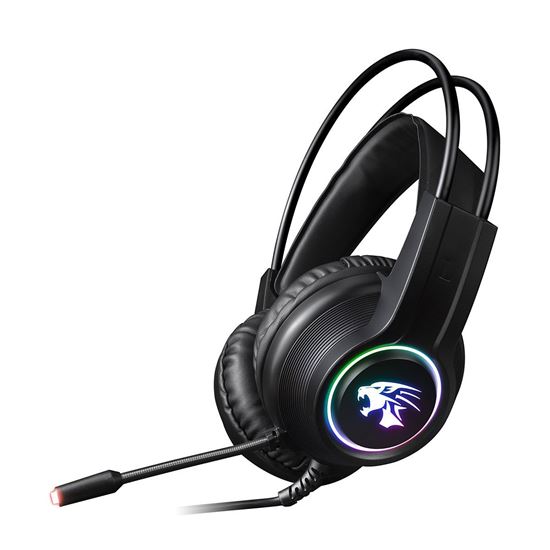 Obrázok z OMEGA VARR GAMING RGB HEADSET USB 2X3.5 MIC VH8030 BLACK