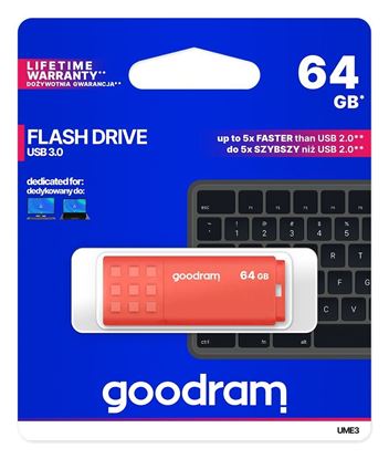 Obrázok: GoodRam 64GB UME3 USB 3.0 Orange