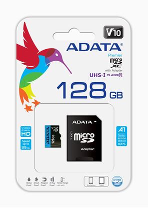 Obrázok: Adata micro SD Premier 128GB UHS1/CL10/A1+adapt.