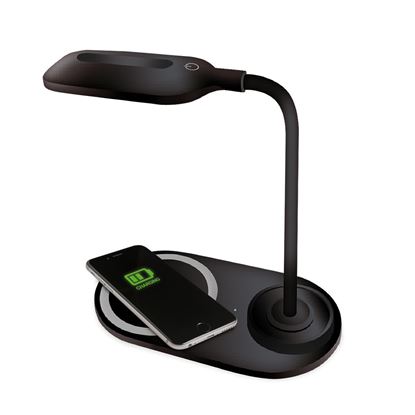 Obrázok: Platinet stolná lapma LED, Wireless Charger, 10W BLACK