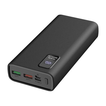 Obrázok: Platinet Power bank 20000mAh polymer PD 3.0 QC 3.0 LED Screen Black