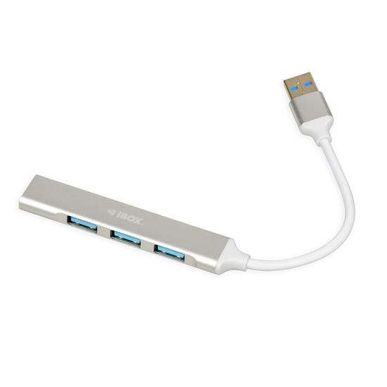 Obrázok z iBOX 4-ports USB HUB 3.0+USB 2.0  SLIM 