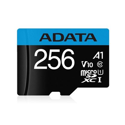 Obrázok: ADATA PREMIER microSDXC 256GB CL10 UHS-I/U1 A1 V10