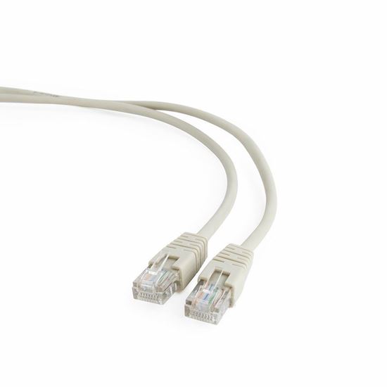 Obrázok z Kábel GEMBIRD Patch Cord 1m grey RJ45 KAT.5E UTP