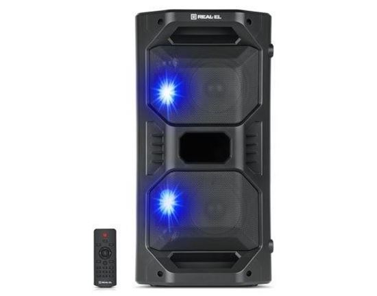 Obrázok z REAL-EL X-757 50W Bluetooth reproduktor USB, FM, AUX, 4000 mAh