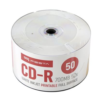 Obrázok: CD-R Freestyle 700MB 52x Printable spindle*50 white