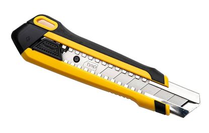 Obrázok: Nôž odlamovací 25mm SK4 Deli Tools (žltý)