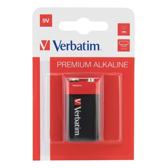 Obrázok z VERBATIM batéria Alkaline 9V BLISTER*1ks