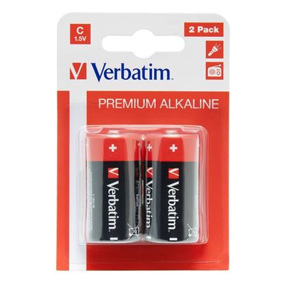 Obrázok: VERBATIM batéria Alkaline LR14/C 1,5V BLISTER*2ks