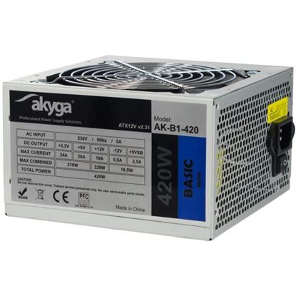 Obrázok: Zdroj AKYGA  ATX 420W P4 Fan 12cm 2Sata 