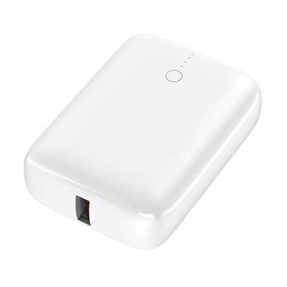 Obrázok: Platinet Power bank 10000 mAh 20W PD/22,5 QC/ Li-on EV-Battery 1400 Cycles white
