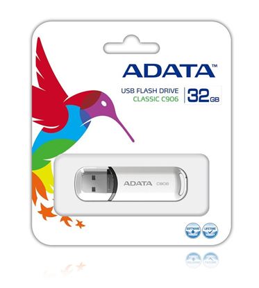 Obrázok: Adata USB kľúč 32GB 2.0 White C906