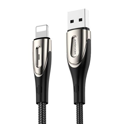 Obrázok: Joyroom kábel USB - Lightning  Sharp S-M411 3A, 2 m (čierny)