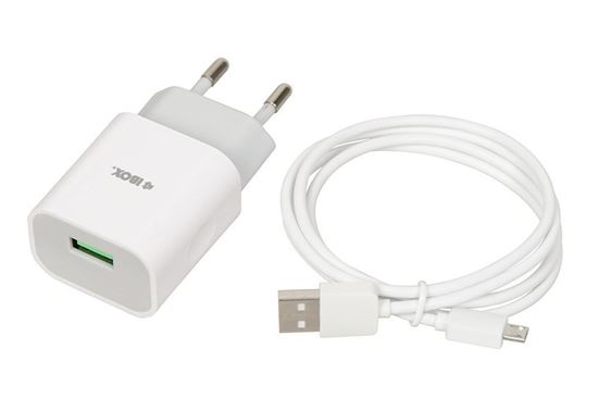 Obrázok z Nabíjačka iBOX C-41 1xUSB 2A + kábel micro 