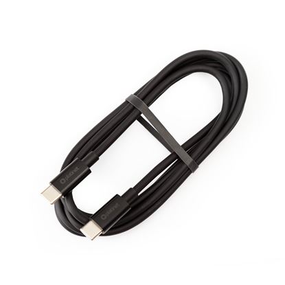 Obrázok: PLATINET SMARTPHONE CABLE USB-C TO USB-C 5A 100W 1,5M 480 MBPS DATA TRANSFER TPE BLACK