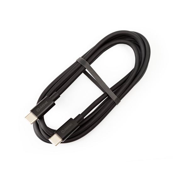Obrázok z PLATINET SMARTPHONE CABLE USB-C TO USB-C 5A 100W 1,5M 480 MBPS DATA TRANSFER TPE BLACK
