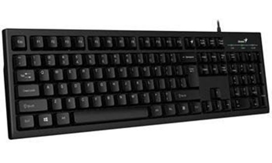 Obrázok z Klávesnica Genius KB-100 USB CZ+SK čierna