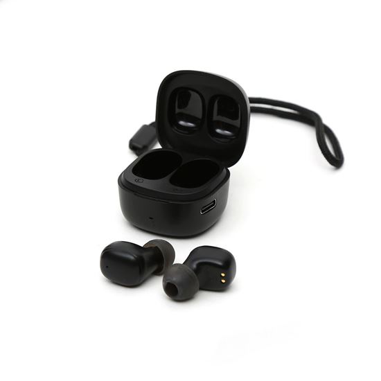 Obrázok z Platinet Bluetooth slúchadlá  V5.3  TWS + nabíjacia stanica  180mAh black