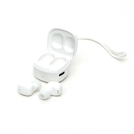 Obrázok z Platinet Bluetooth slúchadlá  V5.3  TWS + nabíjacia stanica  180mAh white