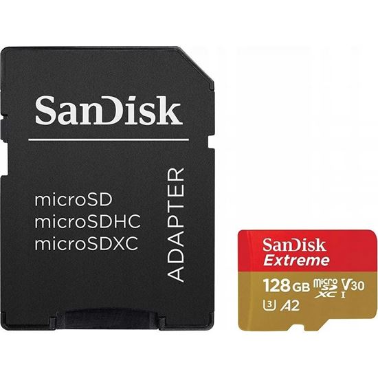 Obrázok z SanDisk Extreme microSDXC 128GB 200/90MB/s +adaptér