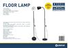Obrázok z Platinet podlahová lampa 40W E27 22x160 cm BLACK