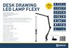 Obrázok z PLATINET stolová lampa s jednou hlavou 80 LED, FLEXY 10W +klip BLACK 
