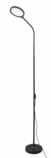Obrázok z Platinet stolová/podlahová lampa SCOPE 10W 87 LED 500 LM s apadtérom black