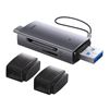 Obrázok z Čítačka pamäťových kariet SD/TF série Baseus Lite, USB + USB-C (sivá)