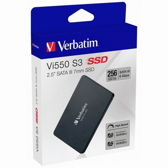 Obrázok z Verbatim SSD Vi550 256GB, 560Mb/s-R, 460MB/s-W SATA III
