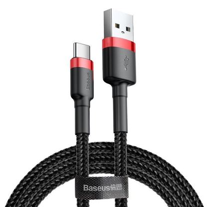 Obrázok: Baseus kábel USB do Typ-C 2A, 2m, Red-Black