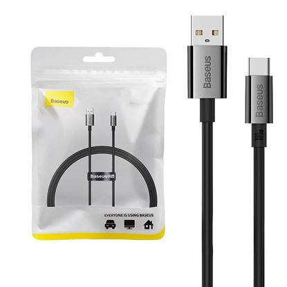 Obrázok: Baseus kábel USB do USB-C Superior 100W 1m (black)