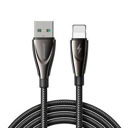 Obrázok: Joyroom kábel Pioneer USB do Lightning  SA31-AL3 / 3A / 1,2 m (čierny)