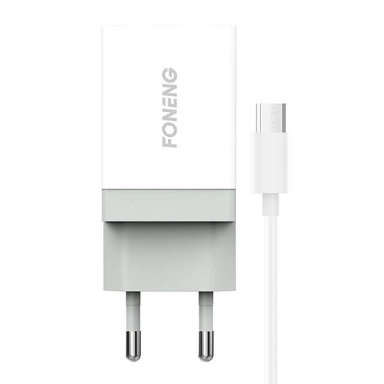 Obrázok z Nabíjačka Foneng K210 1x USB  2,1A, 10.5W + USB Micro