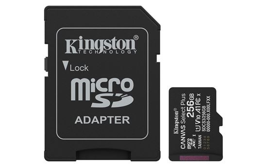 Obrázok z Kingston microSDXC 256GB Canvas Select Plus 3 +adaptér