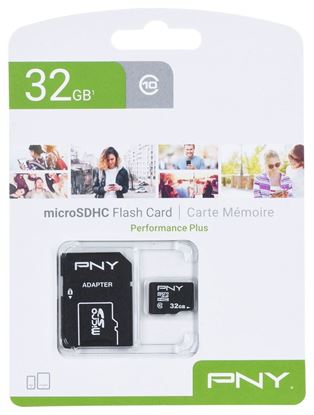 Obrázok: PNY Performance microSDHC 32 GB Class10 + adapter