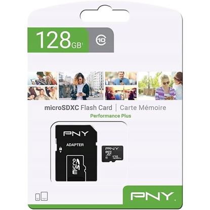Obrázok: PNY Performance Plus  microSDXC 128GB  + Adapter