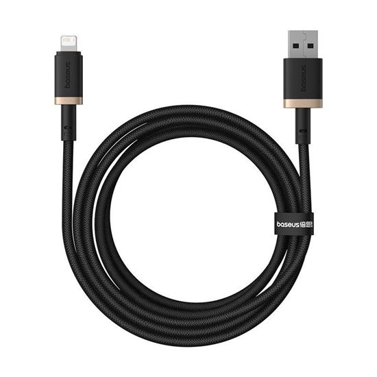 Obrázok z Baseus kábel USB na Lightning, 2,4A, 2 m (čierny)