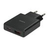 Obrázok z Nabíjačka iBOX C-43 GAN PD30W SLIM USB A+C BLACK
