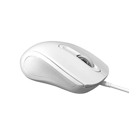 Obrázok: Myš káblová Omega 3D OFFICE 1200DPI 1,5m USB, OM441, biela